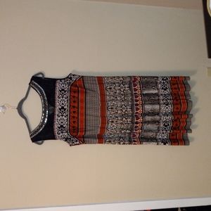 Multi print dress 16W